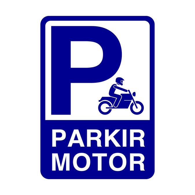 

Rambu Plang Parkir Motor 35Cm X 50Cm Plat Alumunium Terlaris
