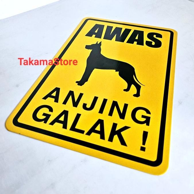 

Rambu Awas Anjing Galak 20Cm X 30Cm Plat Alumunium Terlaris