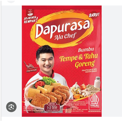 

Bumbu Dapurasa Ala Chef Bumbu Tempe Dan Tahu Goreng Original 100%