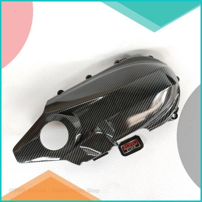 Cover Tutup Cvt Carbon Beat Esp Scoopy Esp Vario 110 Carbon Mengkilap