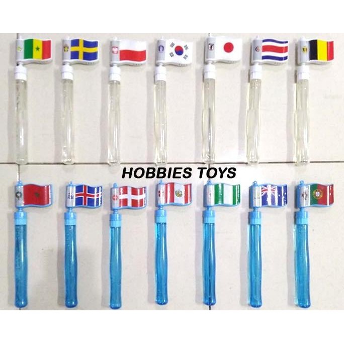 Mainan Gelembung Air Sabun Bubble Stick Balon Tiup Bendera Murah