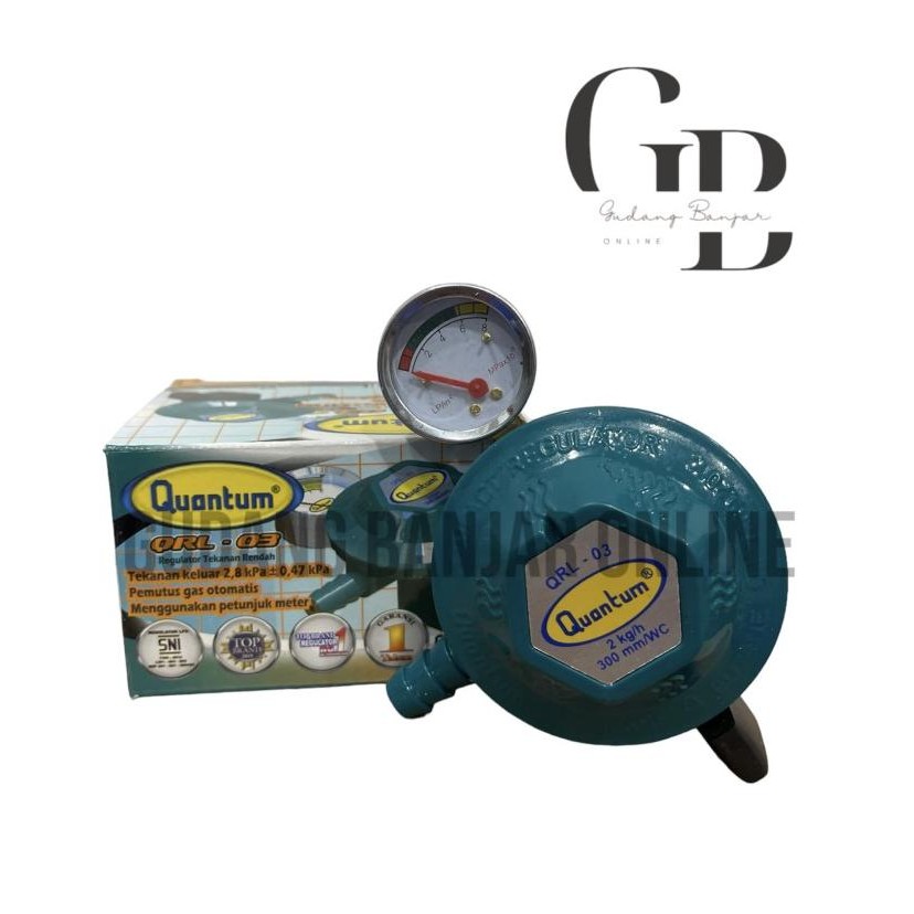 Regulator Gas Quantum QRL-03 /  Regulator Tekanan Rendah Quantum QRL03