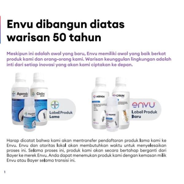 Agenda Anti Rayap 25 EC 100 ml Baru Siap Pakai Tanpa Bau anti rayap - pengawet kayu produk BAYER/Oba