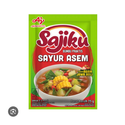 

Bumbu Sajiku Sayur Asem Original 100%