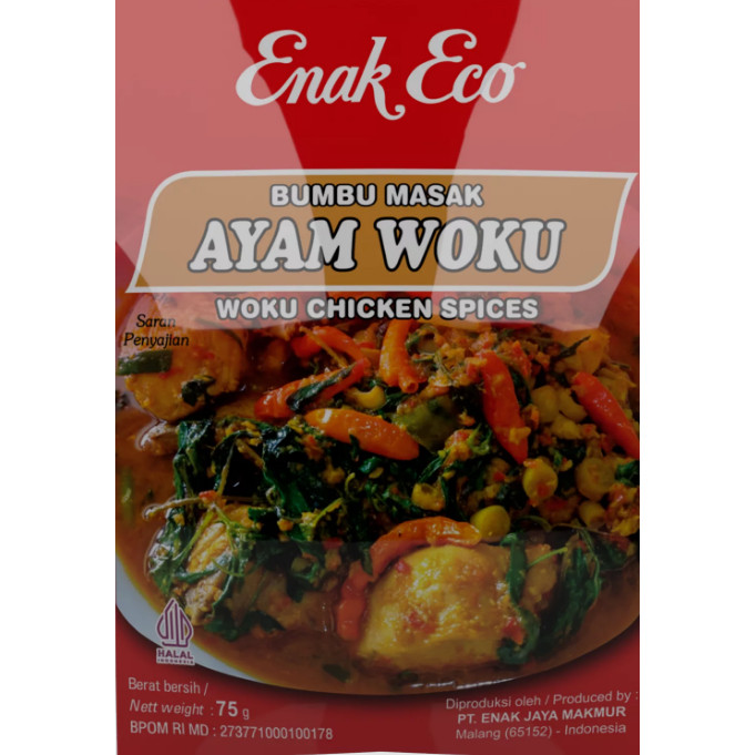 

Bumbu Enak Eco Ayam Woku Original 100%