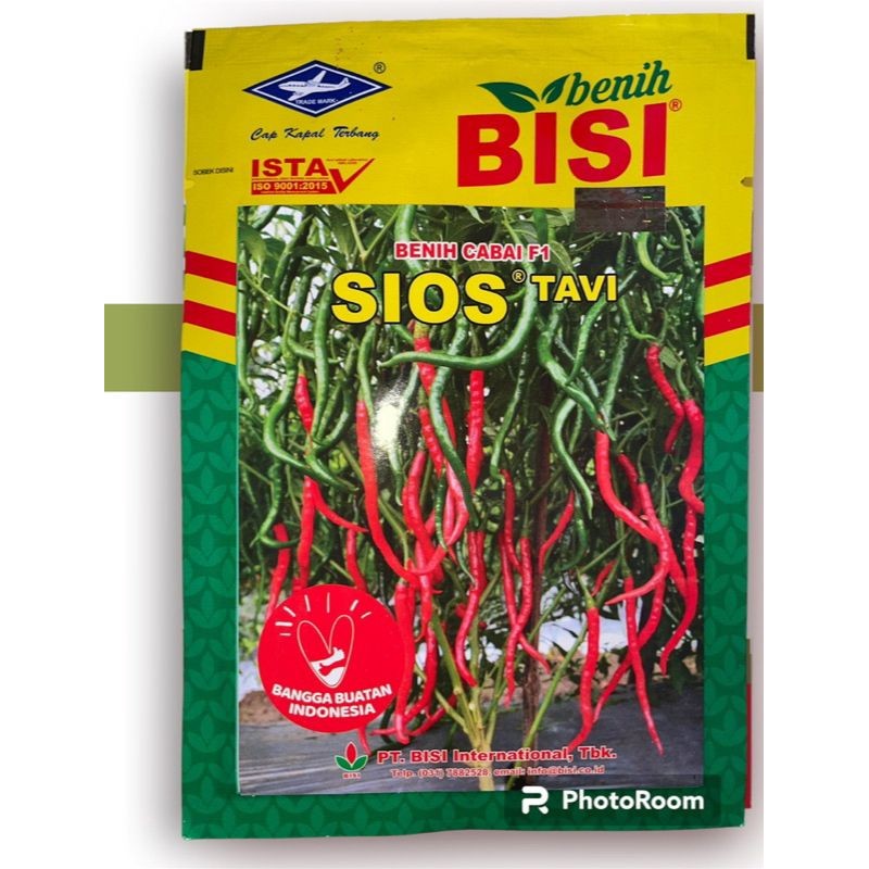 Benih bibit Cabe keriting SIOS TAVI F1 10 gram cap kapal terbang