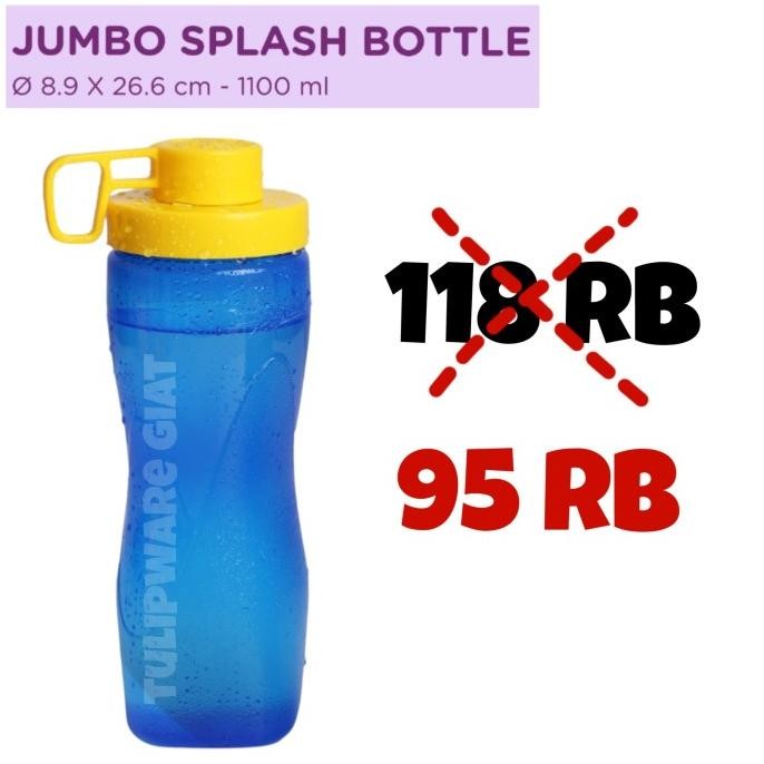 SALE Botol Minum Anti Tumpah / Jumbo Splash Bottle Maestro Tulipware