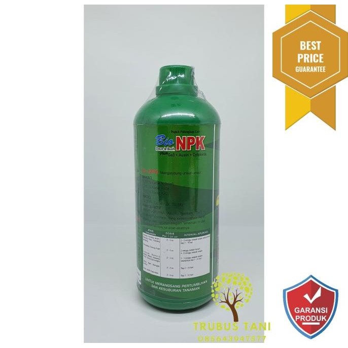 Pupuk Cair Bio NPK Kapulaga Pelebat dan Pembesar Buah 1000 ml