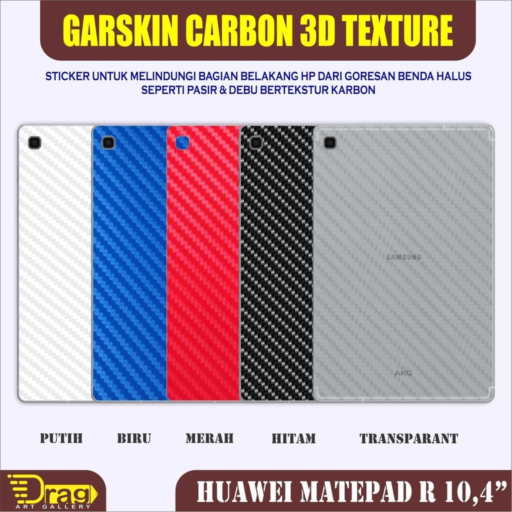 

Wrap* Samsung Tab S5e Karbon Texture 3d Wrap Skin Stiker Garksin CUSTOM Gratis (2pcs)