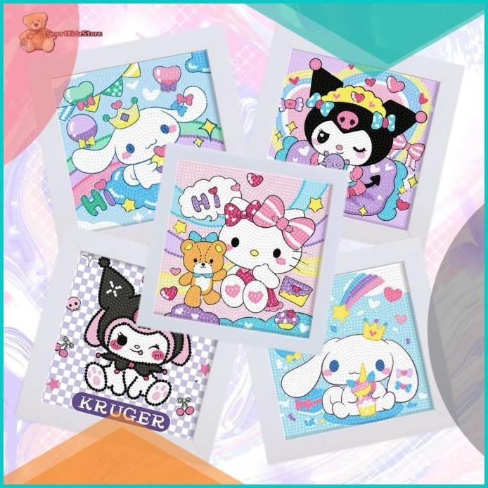 Diy Painting Diamond Sticker Sanrio / Lukisan Diamond 5D / DIY Diamond