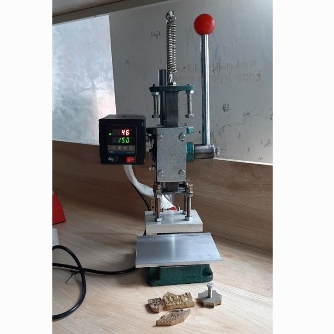 mesin emboss hot stamp kulit dan foil digital temperature controller
