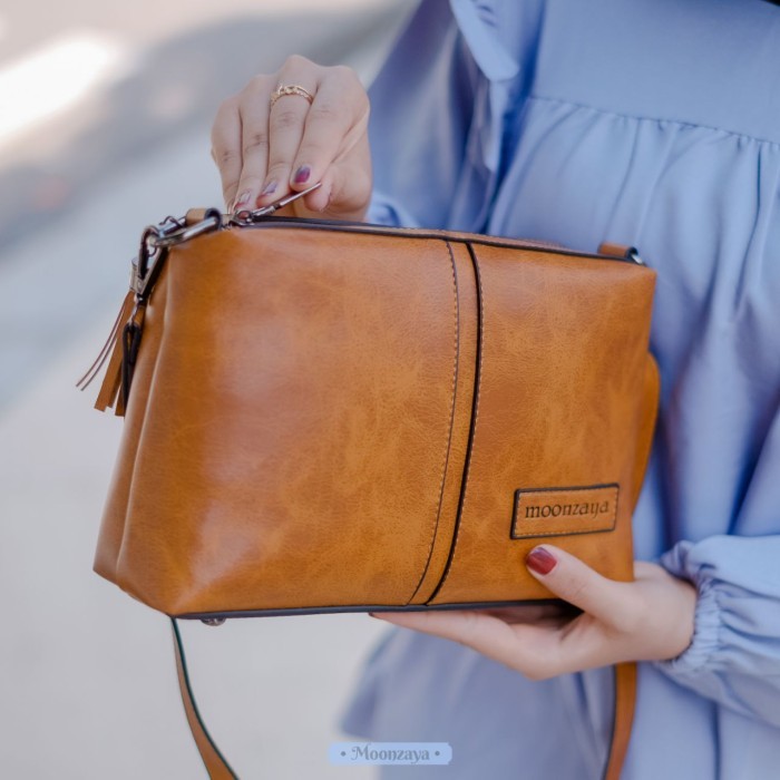 PROMO Tas Wanita | READY WIWIT BY MOONZAYA LOKAL BRAND - Camel