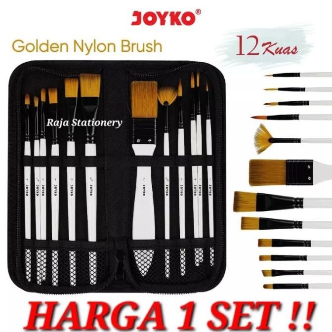 

Sale (Perset) Joyko Art Brush Set / Set Kuas Lukis Cat Acrylic Watercolour