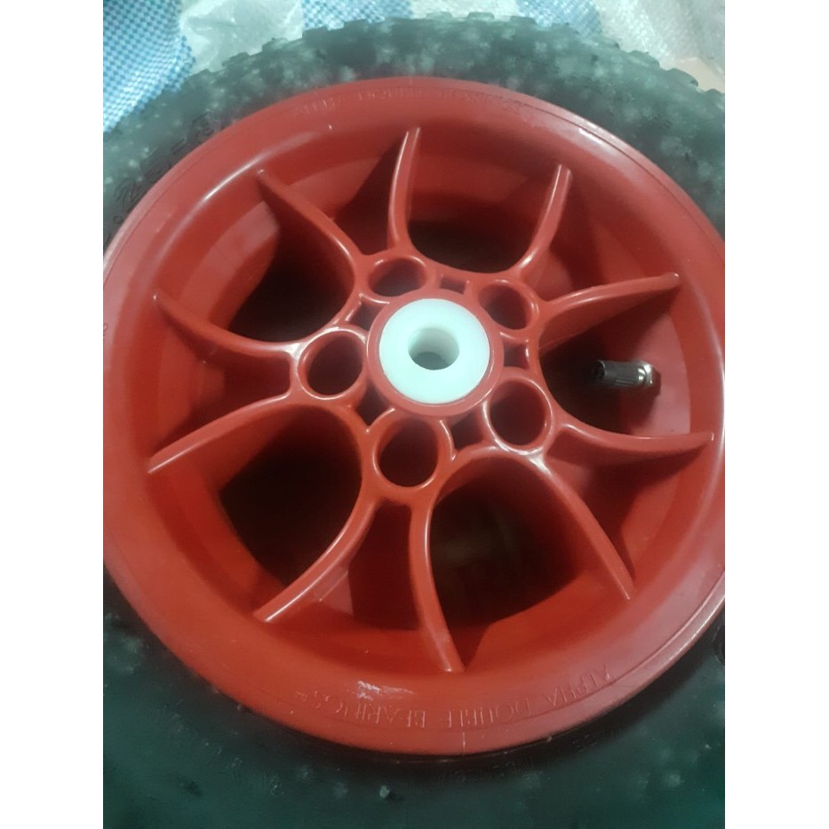 RODA BAN GEROBAK MERAH ALPHA VE RACING
