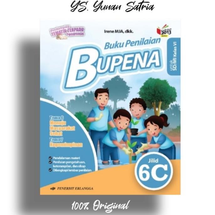 

OBRAL Buku BUPENA 6C kelas 6 SD kurikulum 2013 Revisi 2017