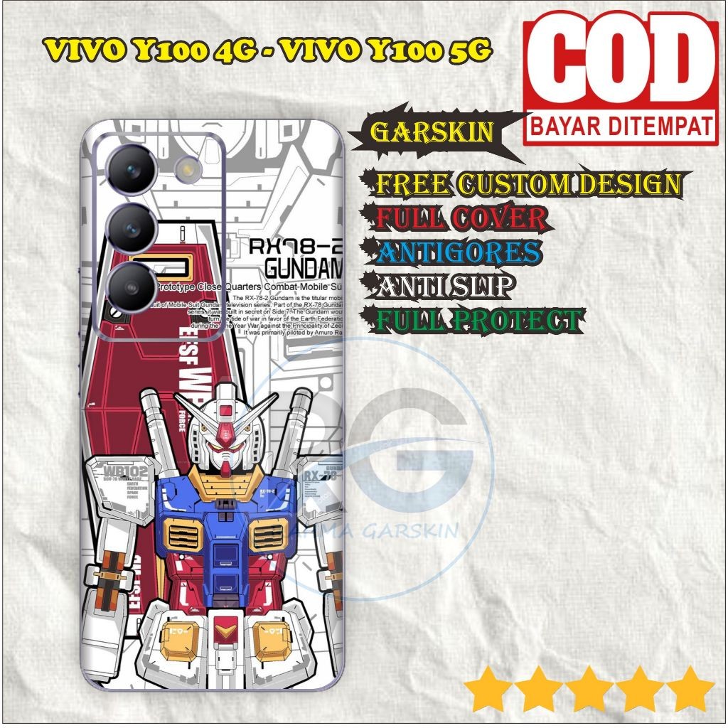 

Wrap* Vivo Y100 4G Wrap Skin Stiker Garksin CUSTOM Gratis (2pcs)