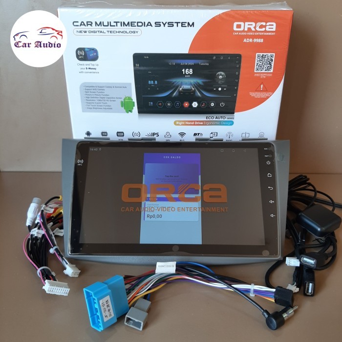 HEAD UNIT ANDROID ERTIGA 9 INCH ANDROID ORCA NFC RAM 2/64 GB SUZUKI ERTIGA