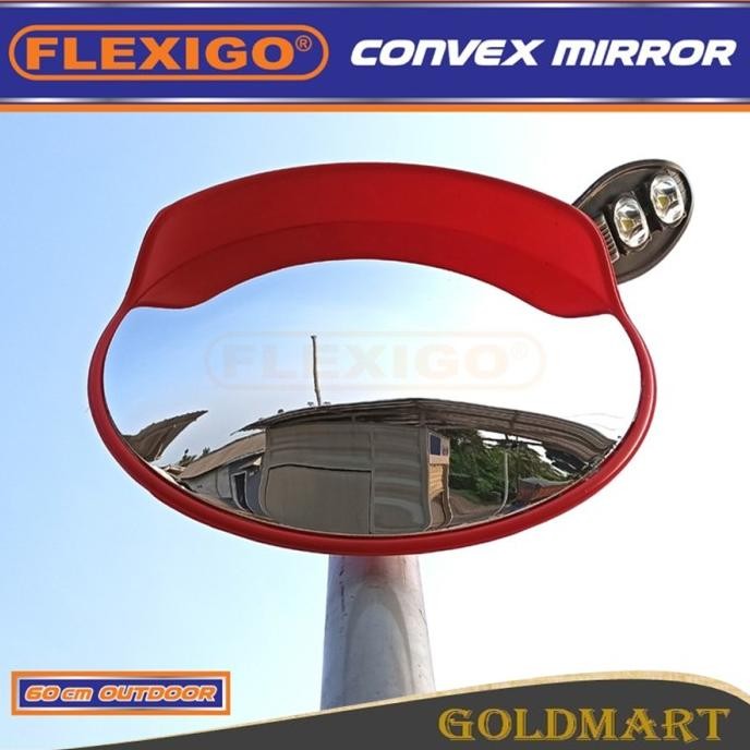 

Tersedia Convex Mirror 60 cm Kaca Cermin Cembung Simpang Jalan Outdoor / Indoor