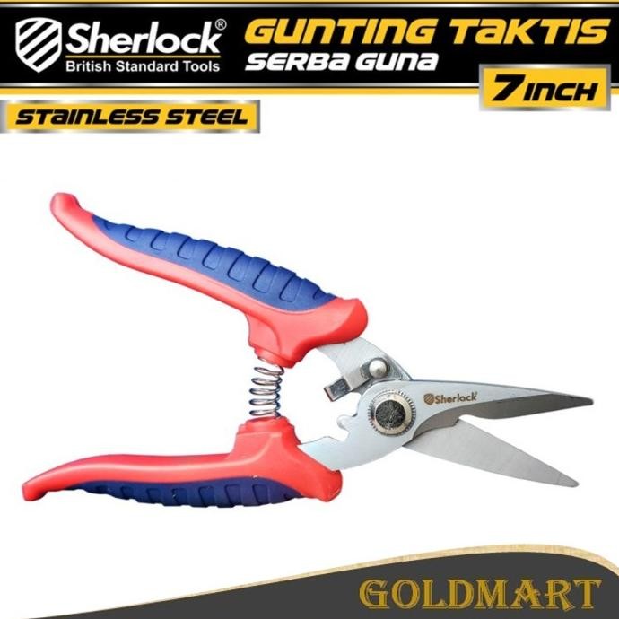 

Tersedia Gunting Dahan 7" / Sherlock Gunting Tactical Scissor