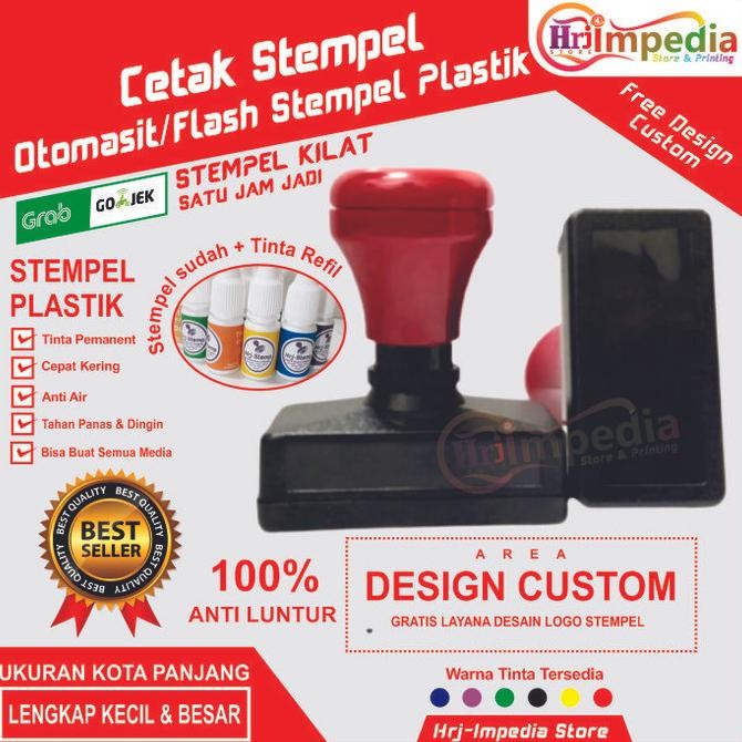 

Terlaris! Cetak Stempel Untuk Bahan Plastik Anti Luntur Stempel Flash Permanent