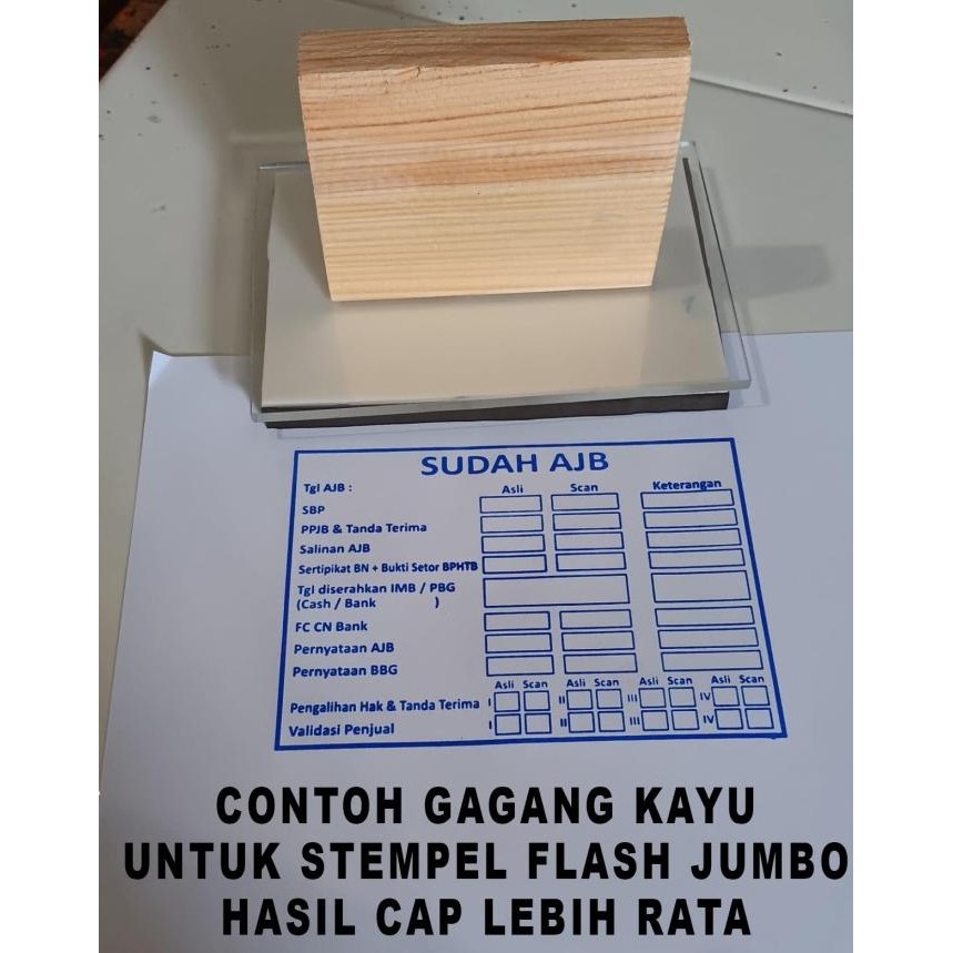 

Terlaris! Stempel Plastik / Styrofoam / Mika / Kayu / Permanen