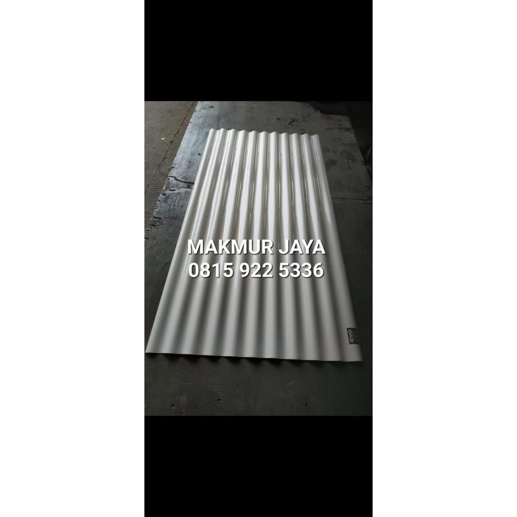 Terlaris Atap Gelombang Warna Putih Evo Pro Tebal 2 Mm / Atap Plastik Gelombang