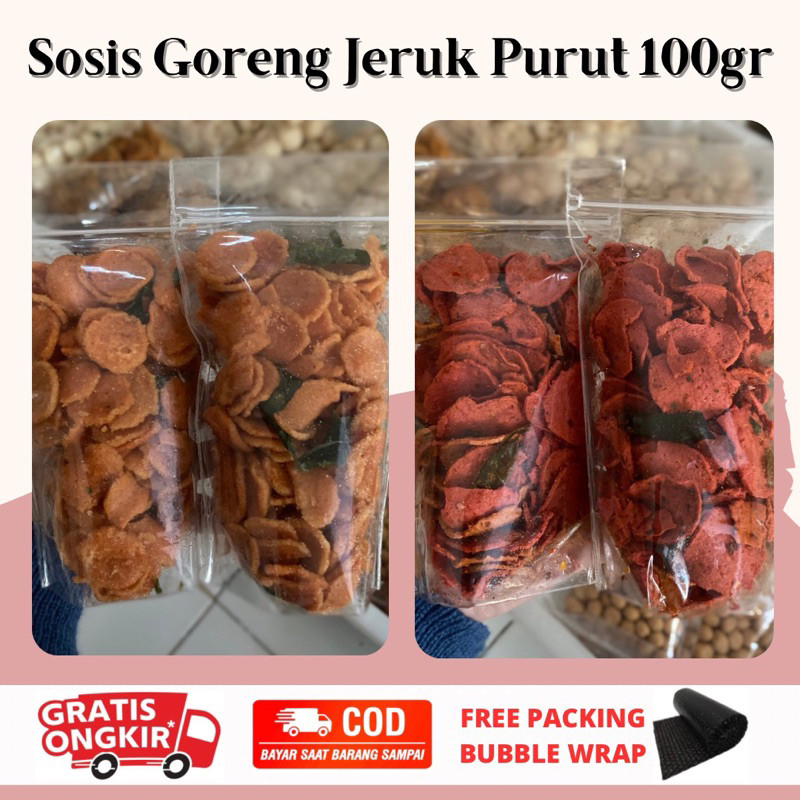 

SOSIS GORENG 100GRAM | SOSRENG RENYAH | SOSIS GORENG JERUK PURUT