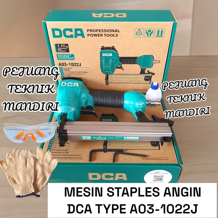 

STAPLES ANGIN DCA 1022 J / AIR NAILER GUN DCA 1022 / MESIN PAKU TEMBAK ANGIN U DCA A03-1022J / MESIN