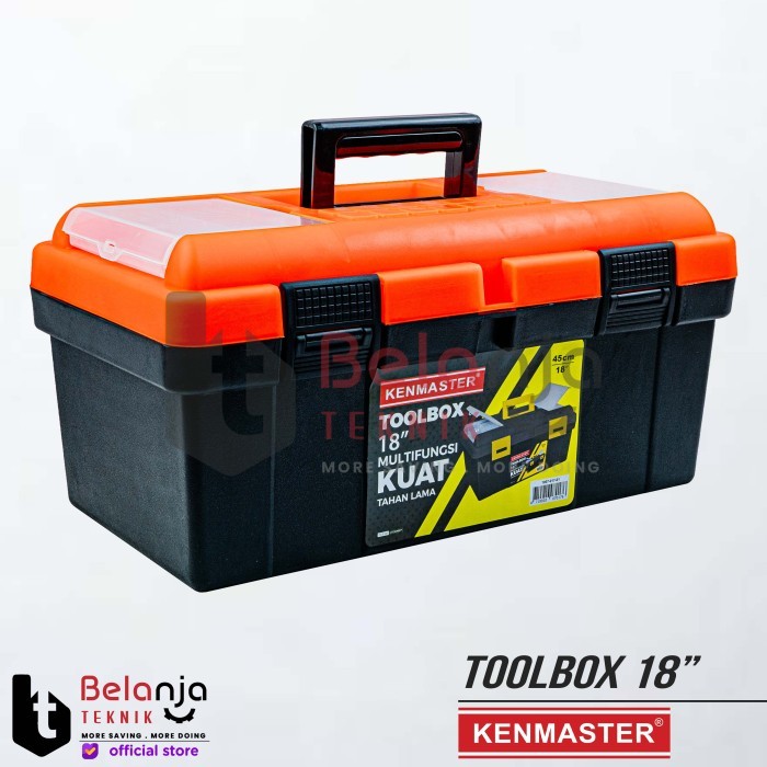 KENMASTER Tool box 18 Inch Tempat Perkakas Toolkit Tool Box 18"