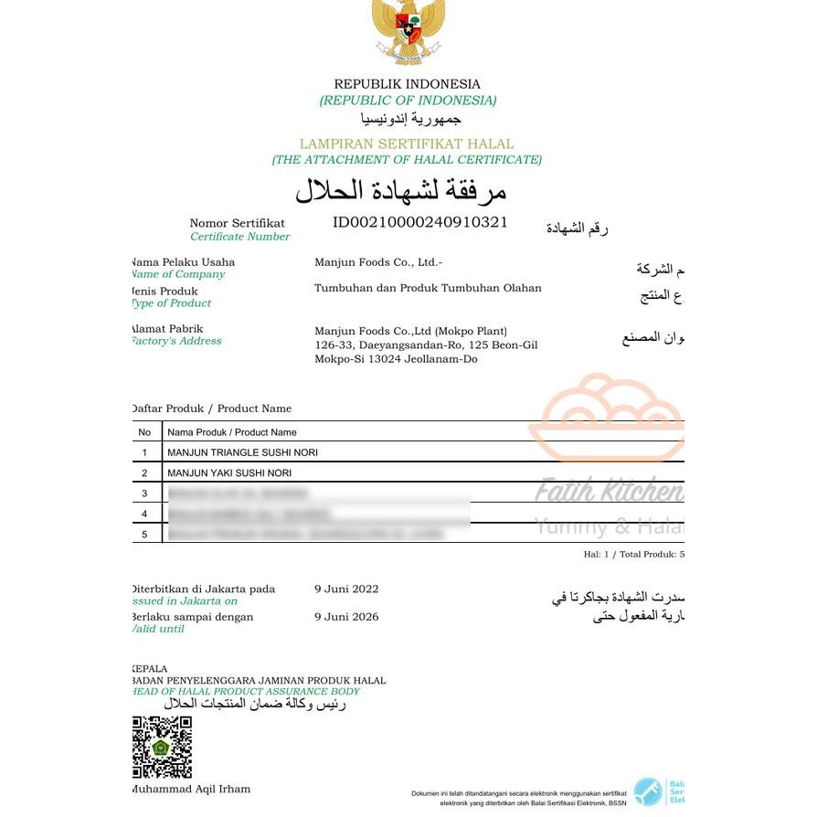 

Manjun Eaweed Uhi N 50 Lembar Halal Economy Medium