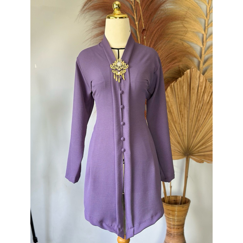 Baju Tradisional Kebaya Halus & Dingin kebaya muslim modern/kebaya bali panjang/kebaya panjang untuk