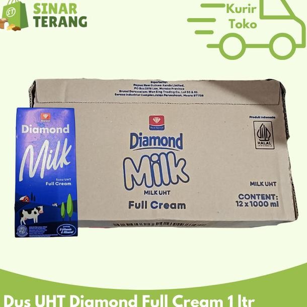 

1 Du Uu Uht Diamond Full Cream Plain 1 Ltr Groir Arton