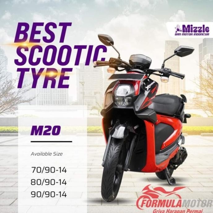 Ban Tubles Mizzle 90/90-14 - Ban Motor Mizzle Ring 14 Murah