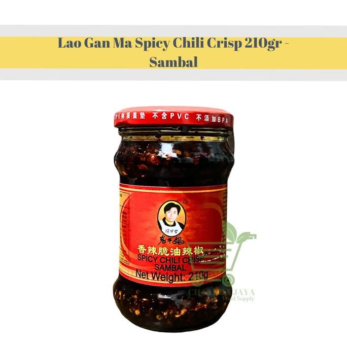 

Lao Gan Ma Spicy Chili Crisp 210Gr - Sambal Stok Terbatas