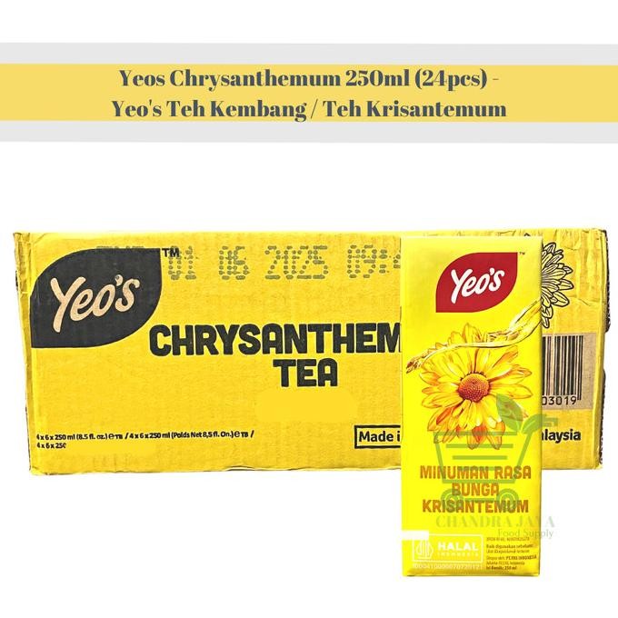 

Yeos Chrysanthemum 250Ml (24Pcs) - Yeo'S Teh Kembang / Teh Krisantemum Stok Terbatas