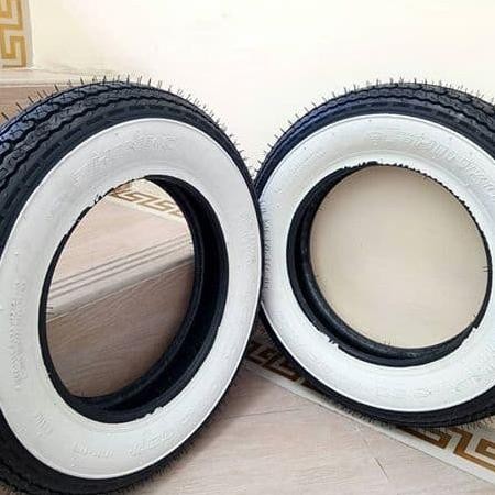 Sale Ban Vespa Shinko Whitewall Ring 10 - 3.50 Bkn Mizzle Maxxis Mitas Irc