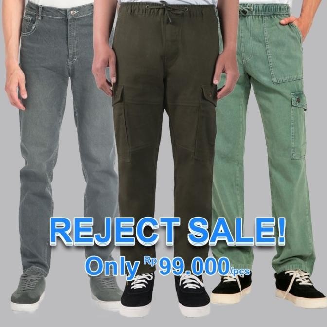 Sale Guten Inc - Batch 1 Reject Sale Reject Minor Celana Panjang Pria Long Pants Guten