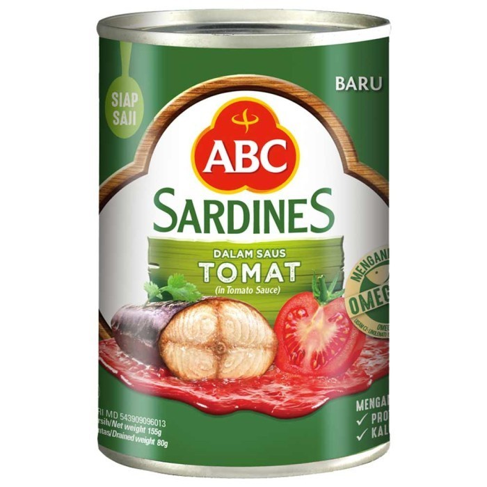 

ABC SARDINES SAUS TOMAT 155G