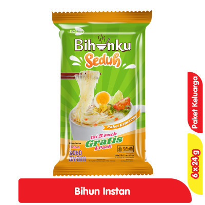 

Bihunku Seduh Bihun Instan Soto Ayam 6 x 24 g
