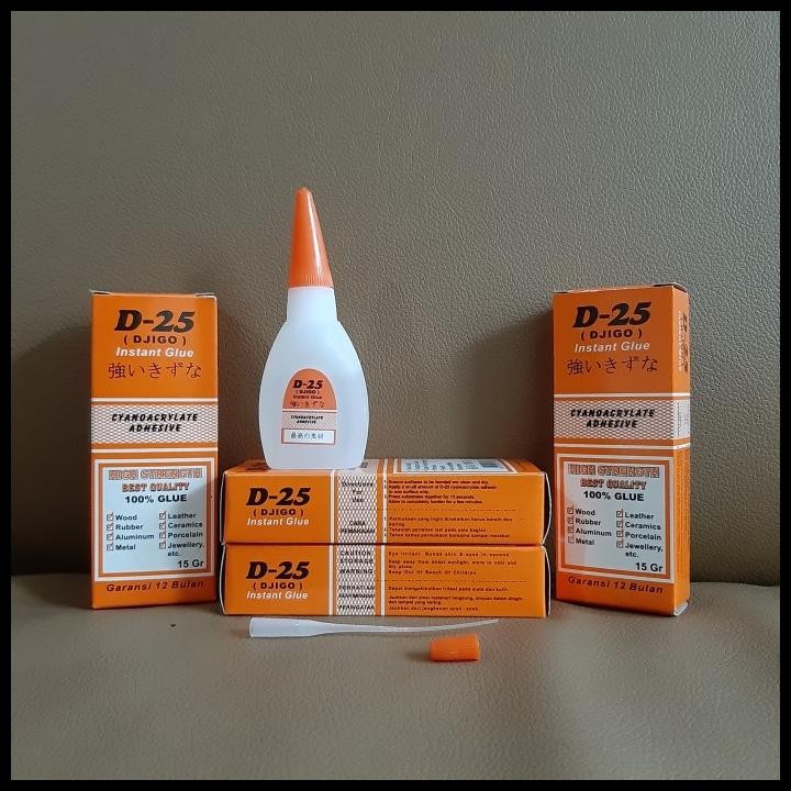 

GRATIS ONGKIR LEM KOREA INSTAN GLUE POWER GLUE D-25 - 15GR !!!!!!