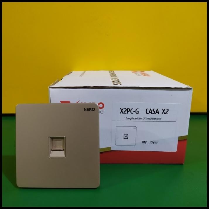 TERMURAH OUTLET DATA CAT5E LAN INTERNET NERO CASA X2 GOLD !!