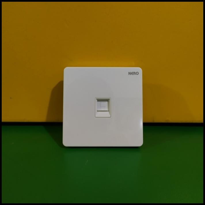 TERMURAH OUTLET DATA CAT5E NERO CASA X2 WHITE PUTIH LAN INTERNET 