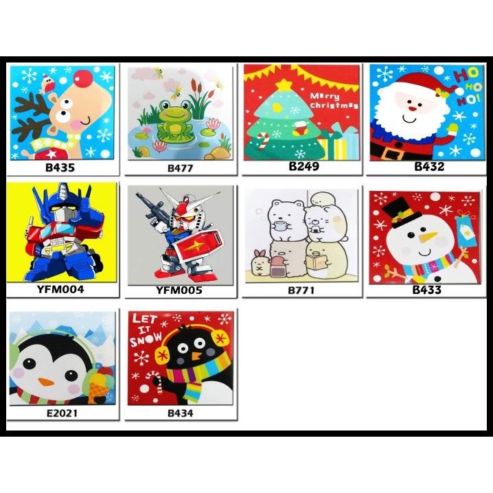 

METH PAINTING BY NUMBER 20X20 CM CHRISTMAS SUMIKKO GURASHI SNOW FLAKE