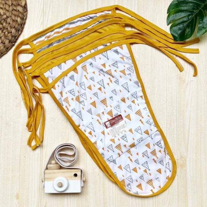 HARGA TERMURAH SERIAN MUSTARD DADIDU - 6 PCS POPOK BAYI DOUBLE KAIN