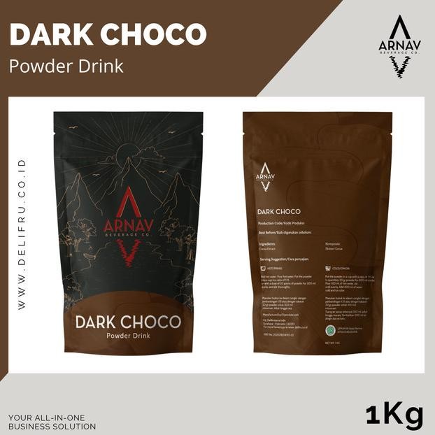 

Arnav Powder Drin Dar Chocolate Bubu Numan Coelat Murni 1 G