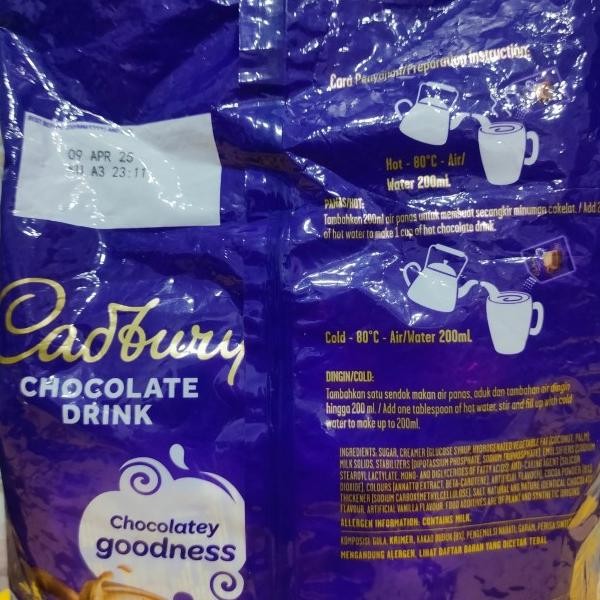 

Cadbury 3In1 Hot Chocolate Drin Ii 15Achet30Gr