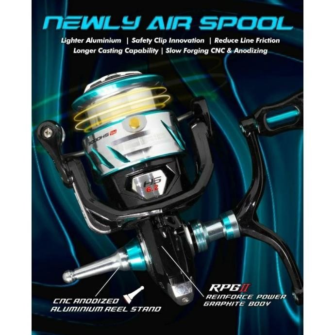 REEL POWER HANDLE DAIDO THALASSA HIGH SPEED SALT WATER 2000 3000