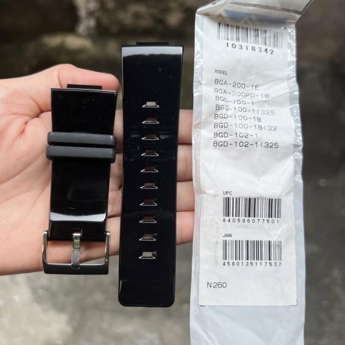 Strap Tali Jam Tangan Casio Baby-G Original Bga-200 1E Band Bga 200 Original Terlaris