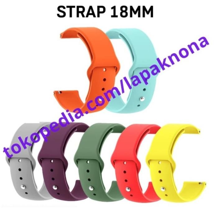 18Mm Color Strap Fossil Sport Gen 4 Size 41Mm Woman Tali Jam Silikon Original Terlaris
