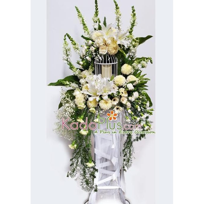 

PROMO WHITE GARDENIA STANDING FLOWERS 1 - STANDING DUKA CITA